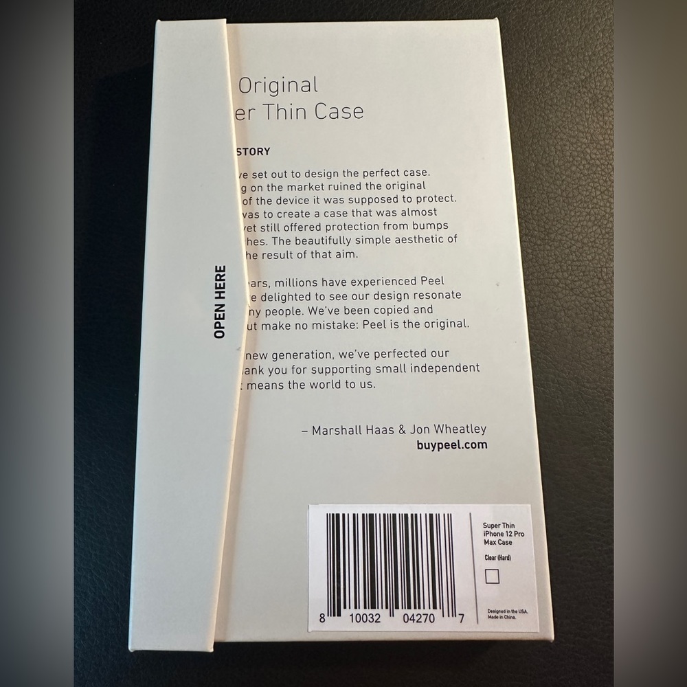 Peel Super Thin iPhone 12 Pro Max Case